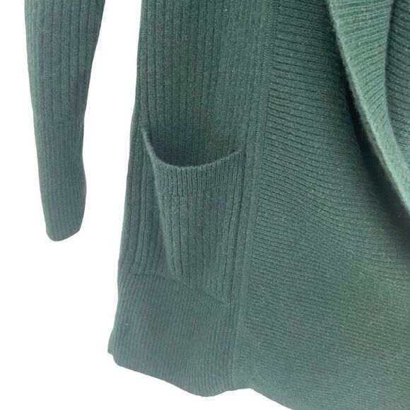 Lauren Ralph Lauren 100% Cashmere Belted Cardigan Sweater Green XS - Picture 5 of 8